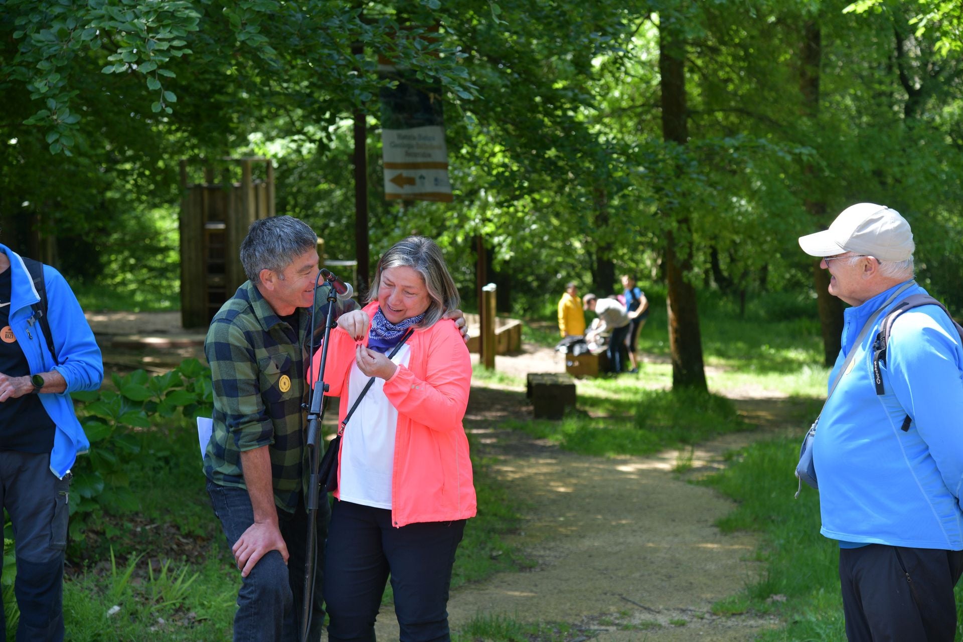 Inauguración del parque Josetxo Mayor y fiesta del Club Vasco de Camping