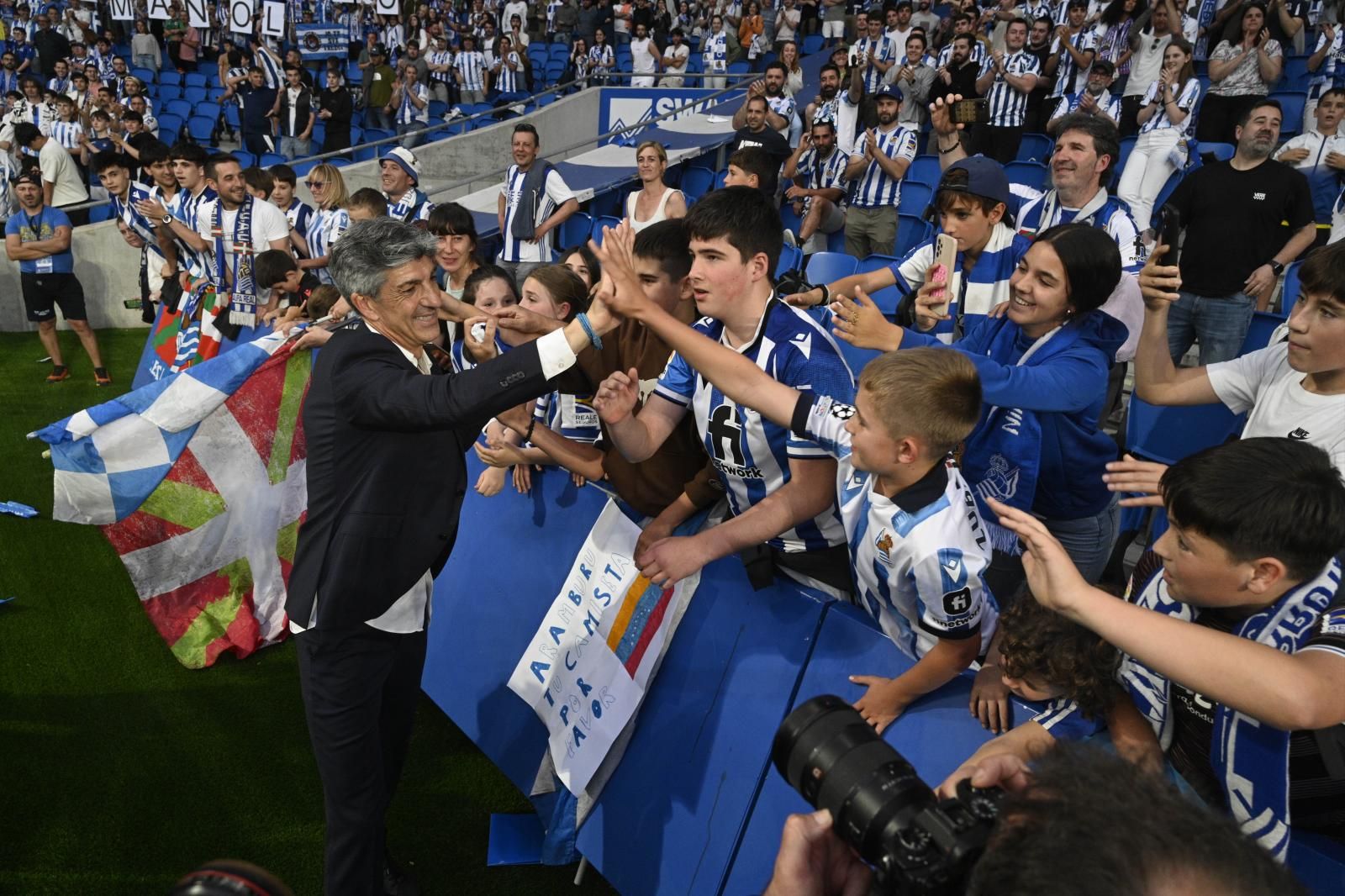 La gran despedida de Imanol Alguacil al Reale Arena