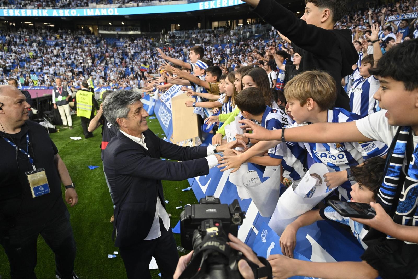 La gran despedida de Imanol Alguacil al Reale Arena