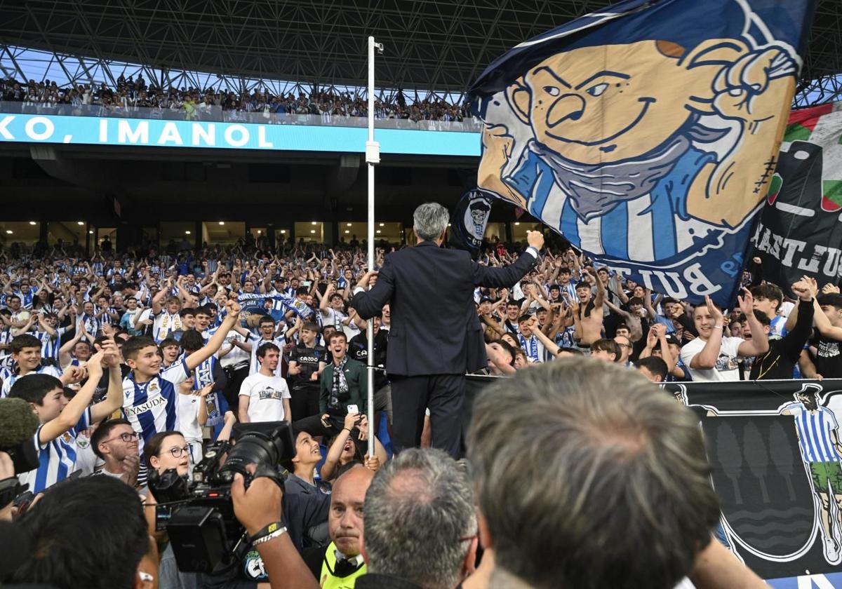 La gran despedida de Imanol Alguacil al Reale Arena