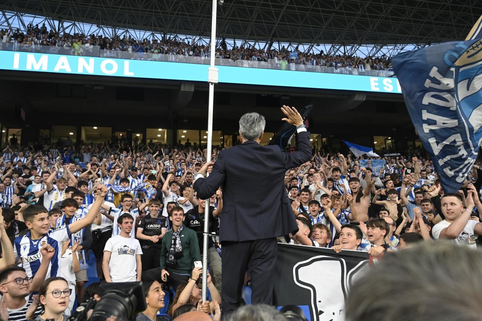 La gran despedida de Imanol Alguacil al Reale Arena