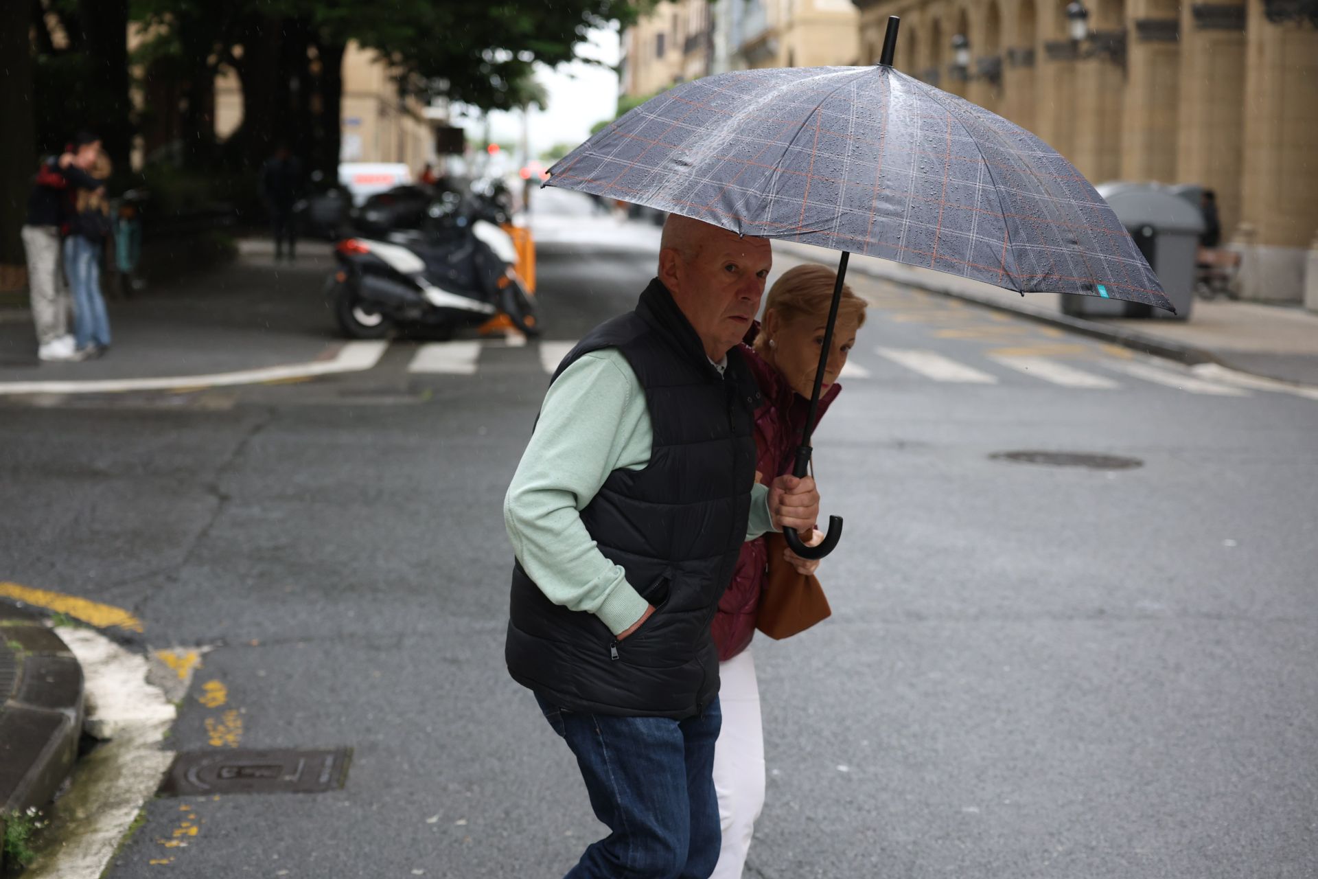 Las fuertes lluvias azotan Gipuzkoa