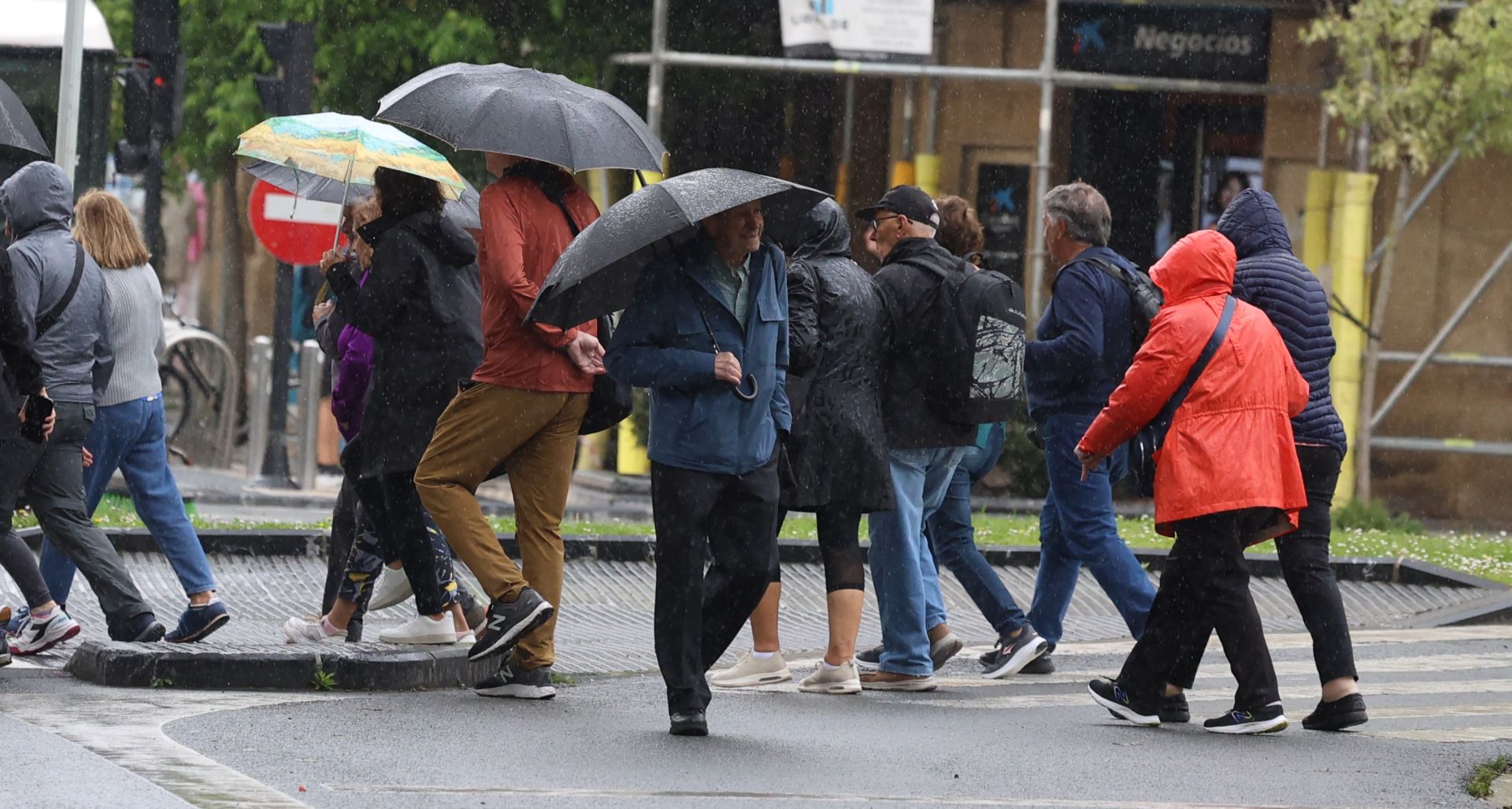 Las fuertes lluvias azotan Gipuzkoa