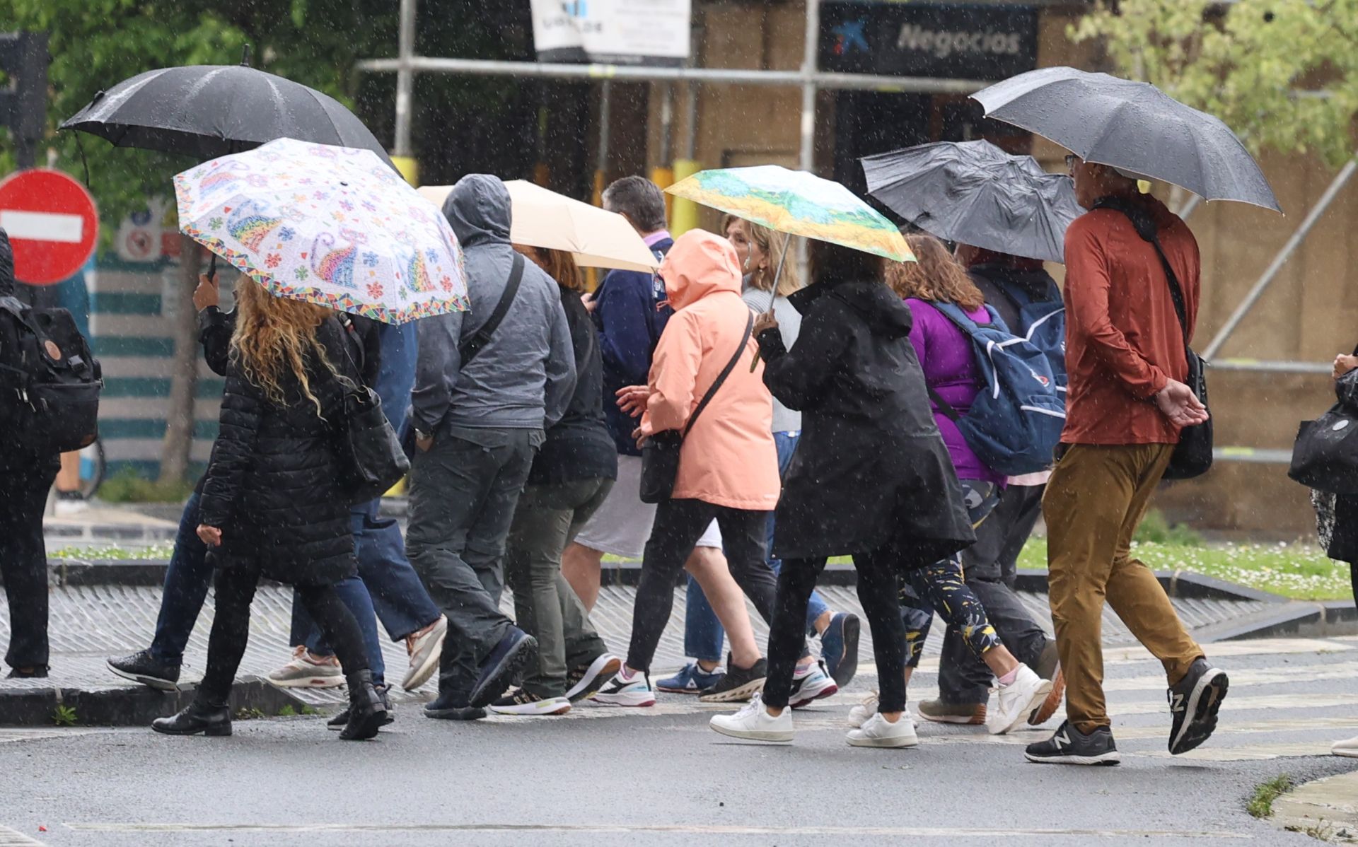Las fuertes lluvias azotan Gipuzkoa