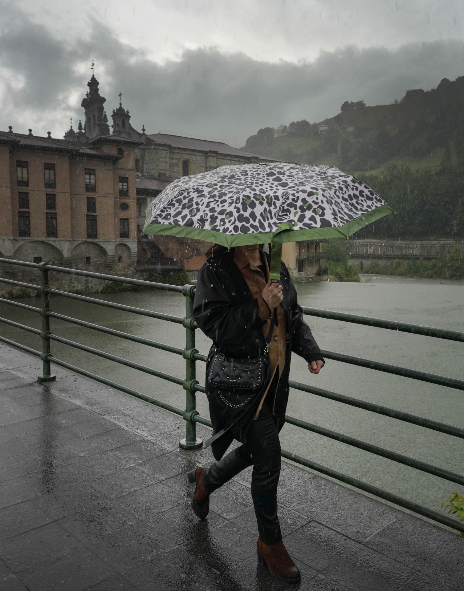 Las fuertes lluvias azotan Gipuzkoa