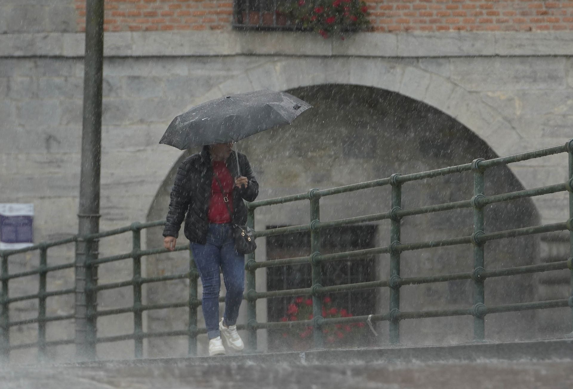 Las fuertes lluvias azotan Gipuzkoa