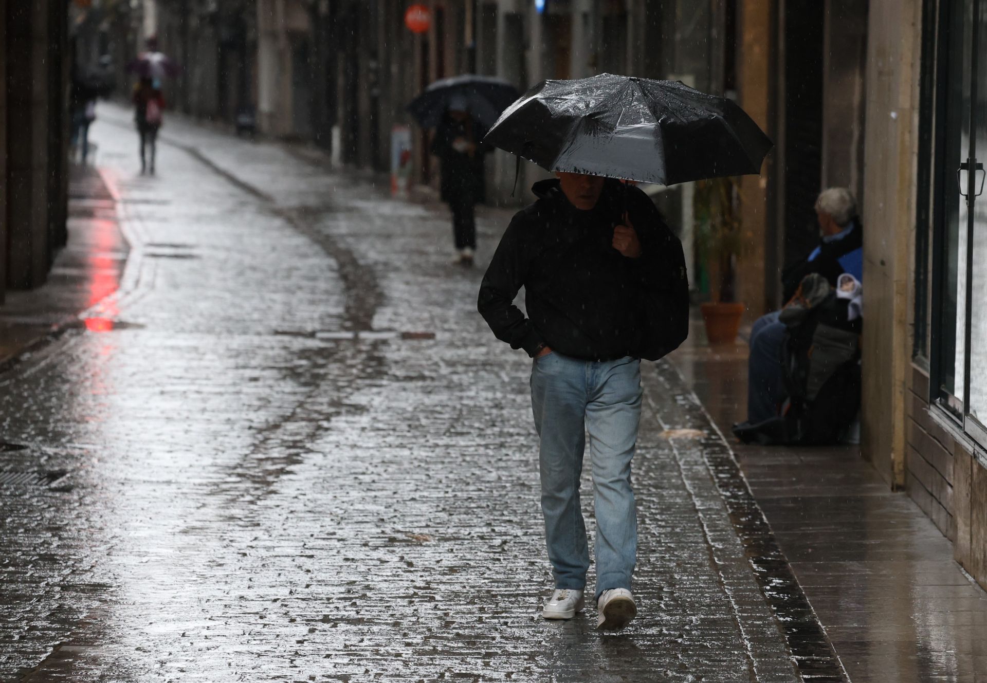 Las fuertes lluvias azotan Gipuzkoa