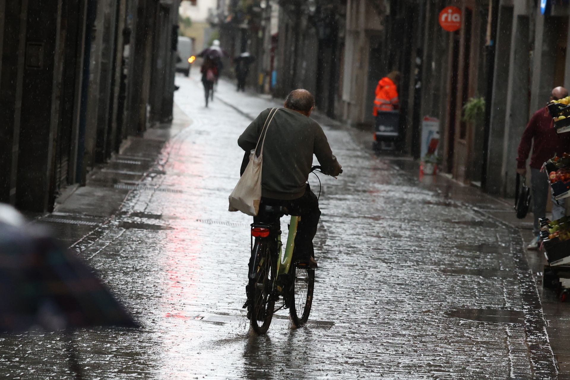 Las fuertes lluvias azotan Gipuzkoa