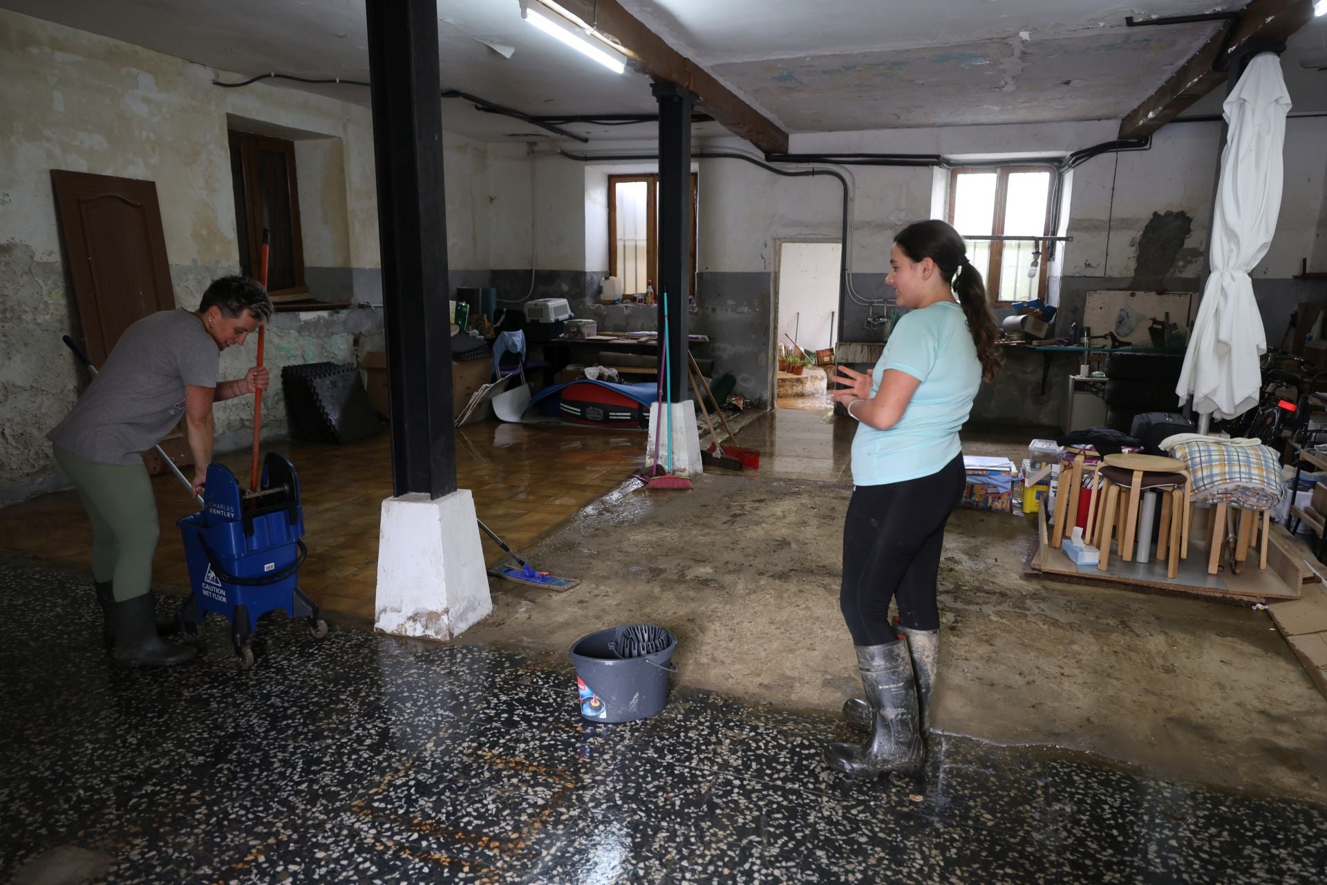 Inundación en Gabiria
