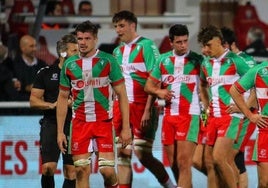 Varios jugadores del BO, en un partido de esta temporada.