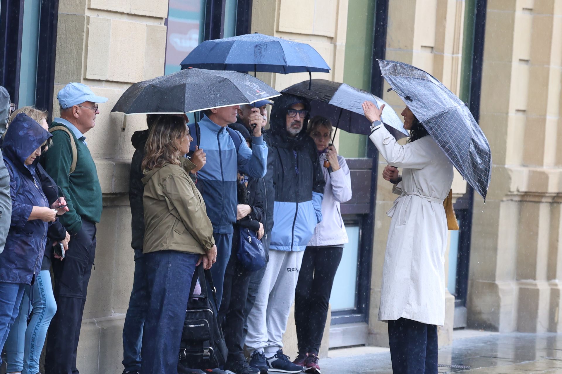 Las fuertes lluvias azotan Gipuzkoa