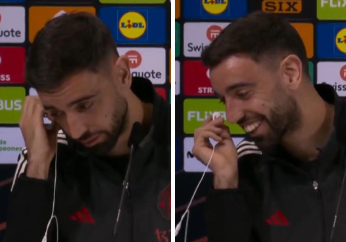 La pregunta en euskera que descoloca a un jugador del Manchester United…y al traductor de la UEFA: «Creo que no entiende el vasco tampoco»