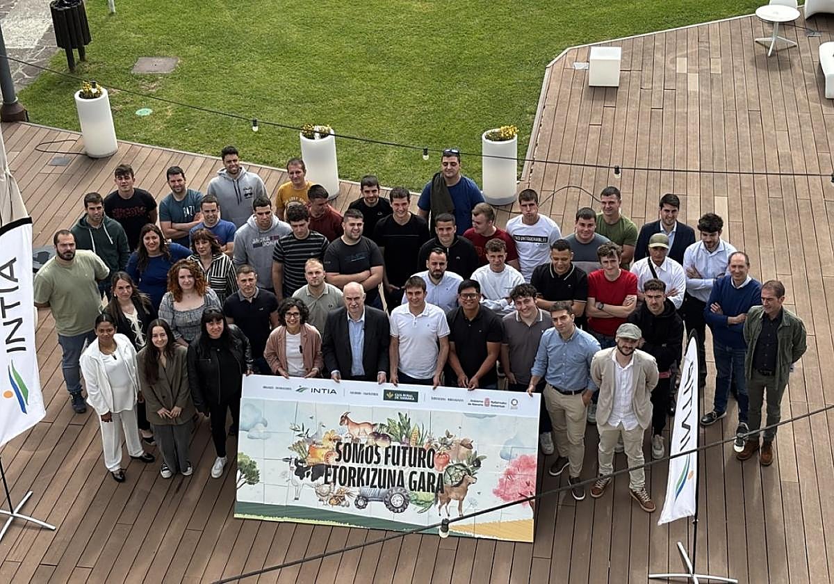 Los jóvenes que han participado en el programa de este año.