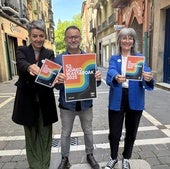 Edurne Koch, Aitor Bengoetxea eta Irati Iciar, aurkezpenean.