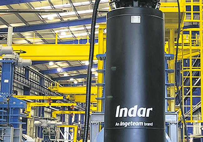 Bomba Indar en la planta de Ingeteam en Beasain