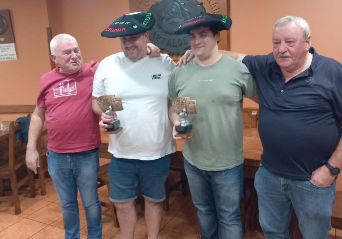 Zegamako 2024ko 'Mus Champion' txapelketa Tartalon jokatu da