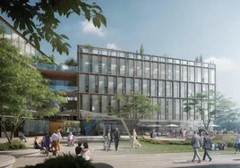 Fotomontaje de uno de los edificios del futuro polo biotecnológico de Illunbe, último ejemplo de proyecto transversal e interinstitucional.