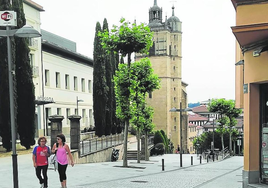 Calles Escuelas de Irun, en una imagen de archivo.