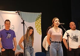 Garazi Navarro, saioan kantuan.