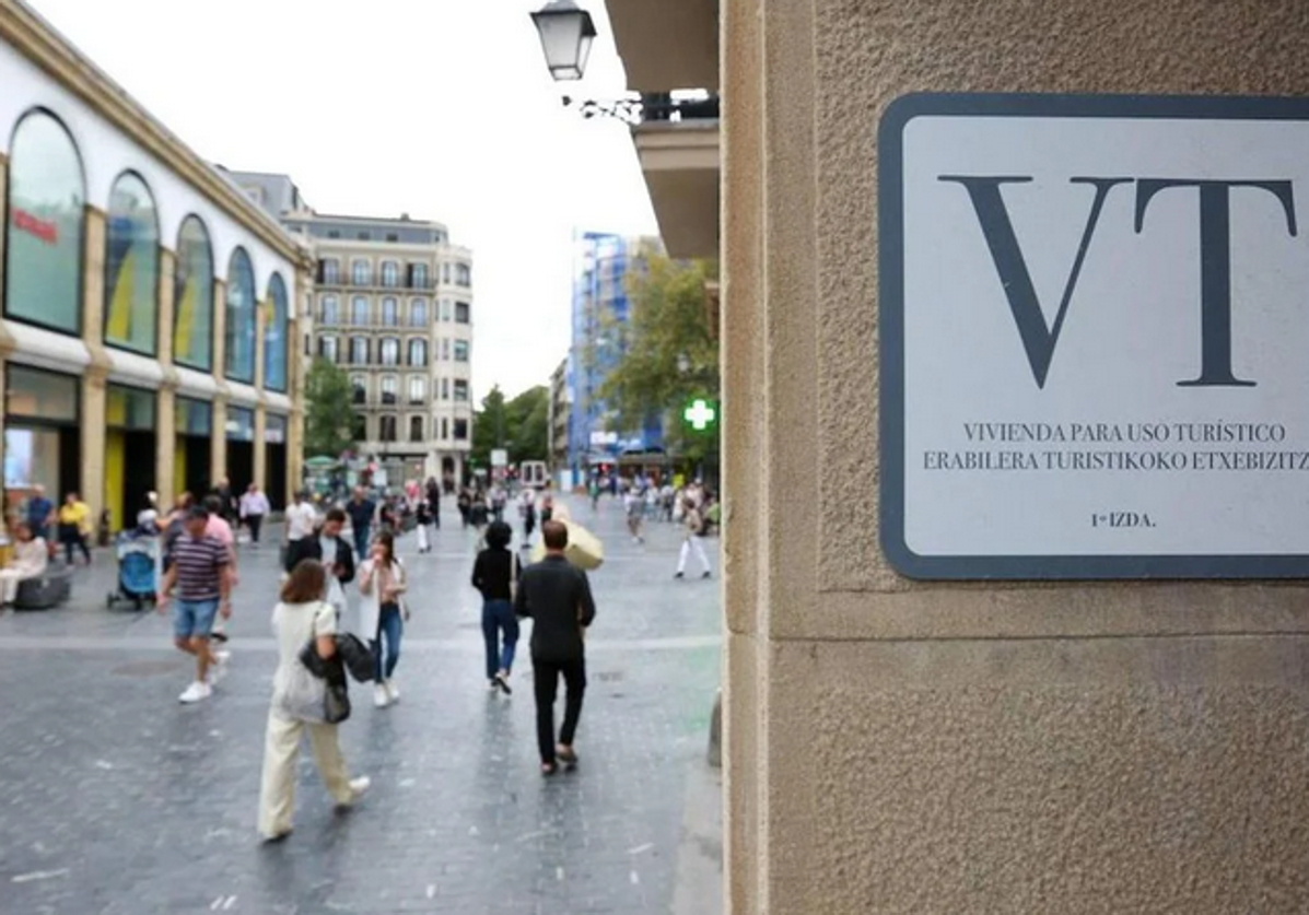 Vivienda turística en el centro de Donostia.