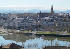 Una imagen del río Adur de Baiona.