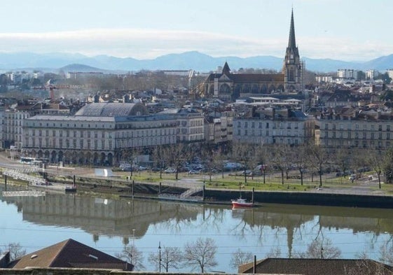 Una imagen del río Adur de Baiona.