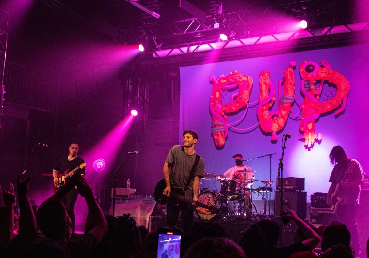 El grupo canadiense PUP, en un concierto reciente.