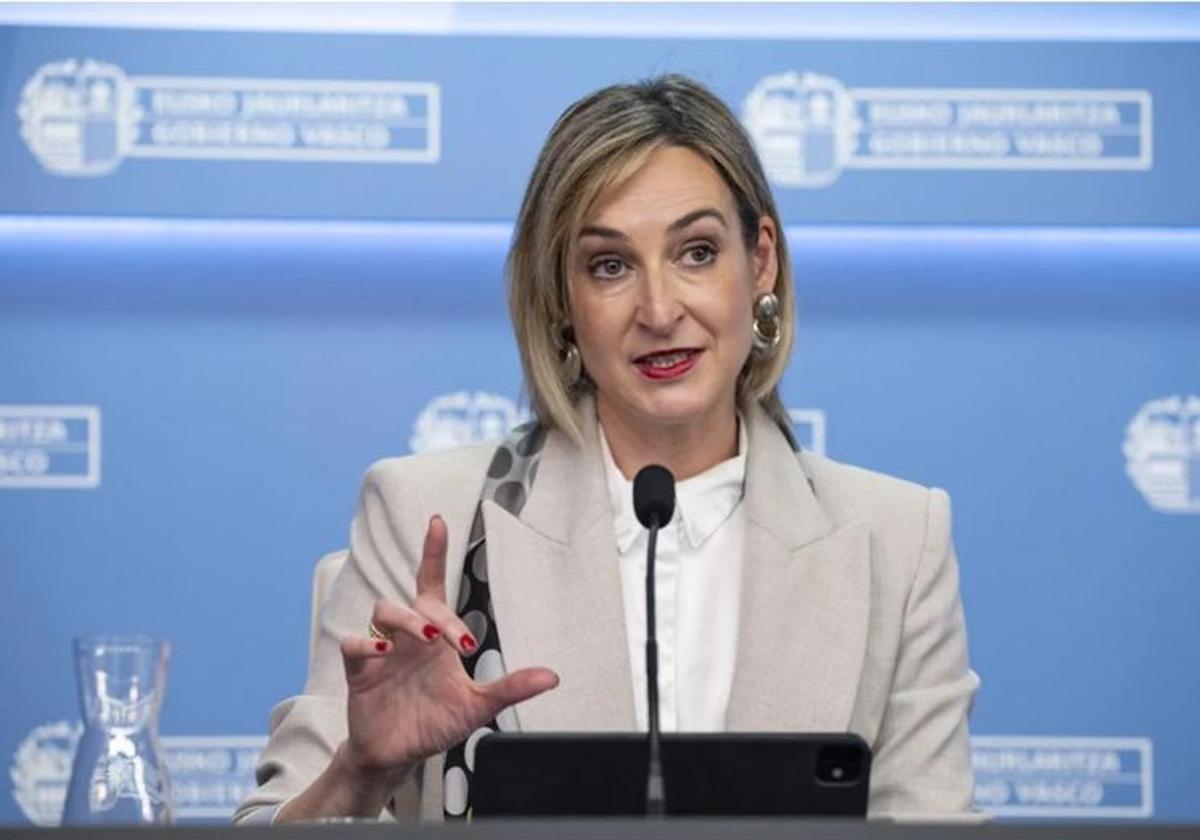 Maria Ubarretxena, portavoz del Gobierno Vasco.