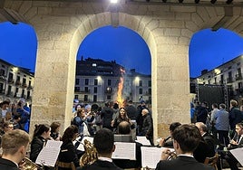 La banda de Zumarraga volverá a tocar el Himno de San Juan el 23 de junio, con el encendido de la hoguera.