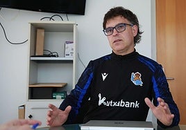 Luki Iriarte, directo de fútbol base de la Real Sociedad.