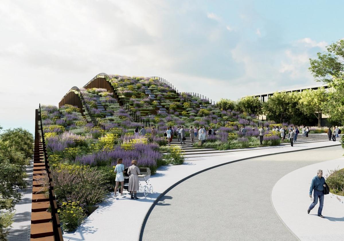 Urbanismo y GOe analizan la viabilidad técnica de construir una segunda escalera en Manteo