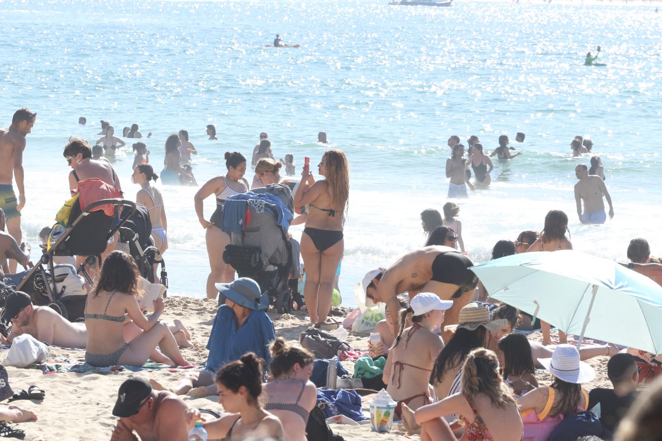 Playas a rebosar