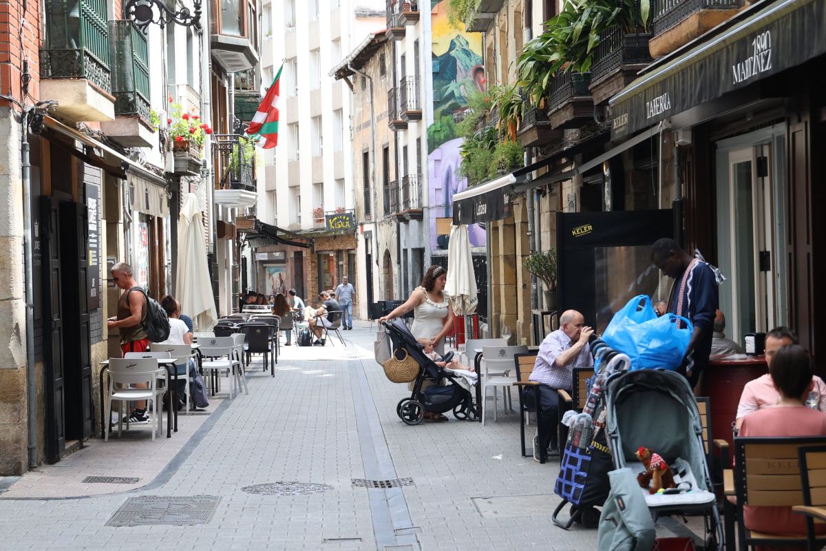 Los guipuzcoanos disfrutan del calor