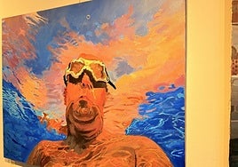 Los cuadros de Güenaga todos contienen una historia que quiere contar.