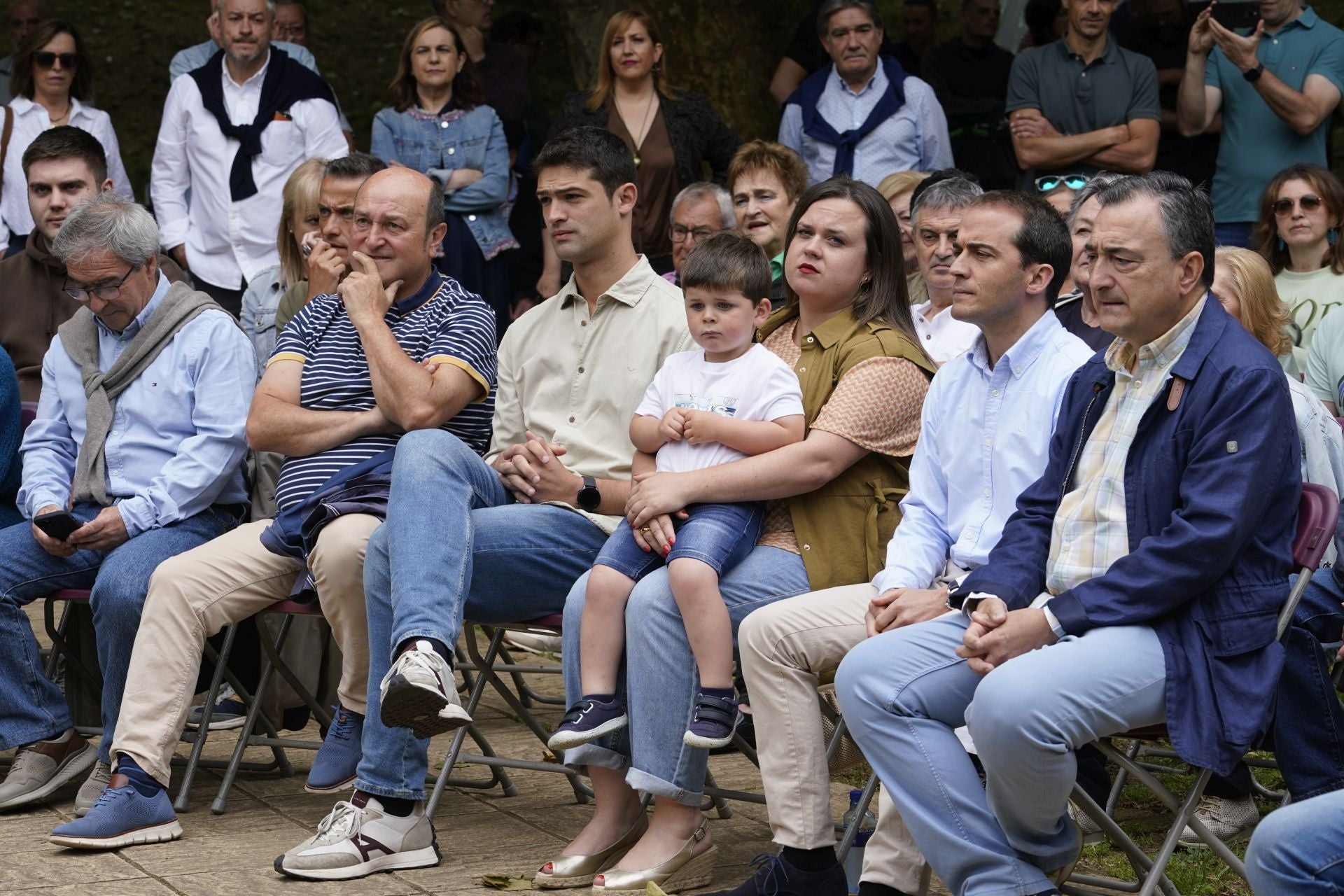 Las imágenes del homenaje a Ortuzar