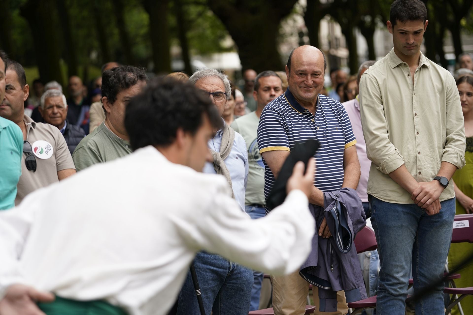Las imágenes del homenaje a Ortuzar