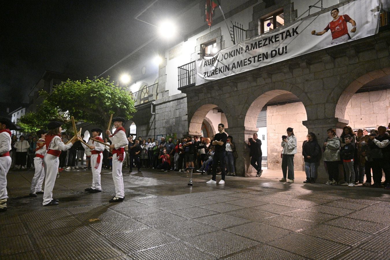Recibimiento a Jokin Altuna en Amezketa