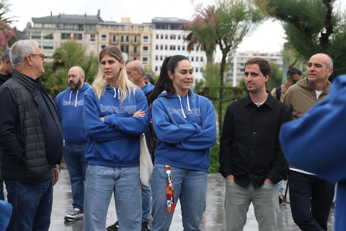 Recibimiento en Donostia a las campeonas