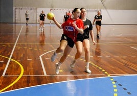 Paula Sanchez, jugadora del cadete femenino.