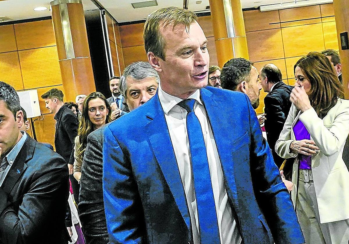 El consejero delegado de MasOrange, Meinrad Spenger, en un acto celebrado el pasado año en Vitoria.