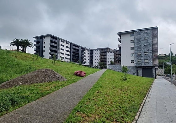 Imagen de la zona que acoge ya las obras.