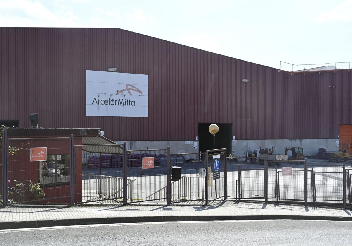 Instalaciones que la multinacional ArcelorMittal posee en Urretxu.