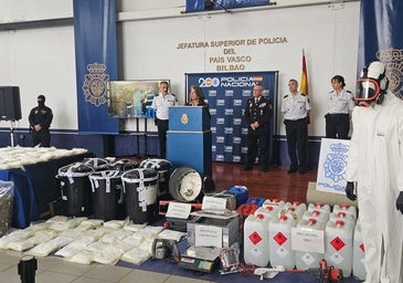 Golpe al narcotráfico en Euskadi: incautado uno de los mayores alijos de speed de Europa y desmantelado un gran laboratorio clandestino