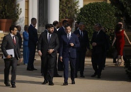 El lehendakari, Imanol Pradales junto al presidente de la Región de Murcia, Fernando López Miras en la XXVIII Conferencia de Presidentes