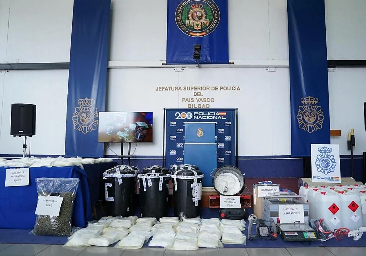 Un conocido empresario de Barakaldo lideraba el laboratorio de speed desmantelado en Bizkaia