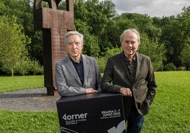 Encuentro de Serrat y Gabilondo en Chillida Leku