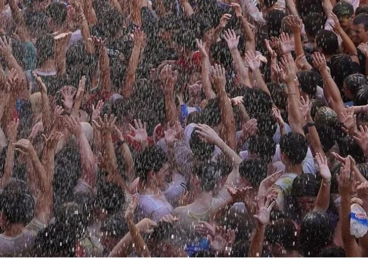 Imagen del Txupinazo de las Madalenas de Errenteria el año pasado.