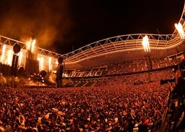 El concierto de Rammstein en junio del año pasado sirvió para recuperar la música en Anoeta