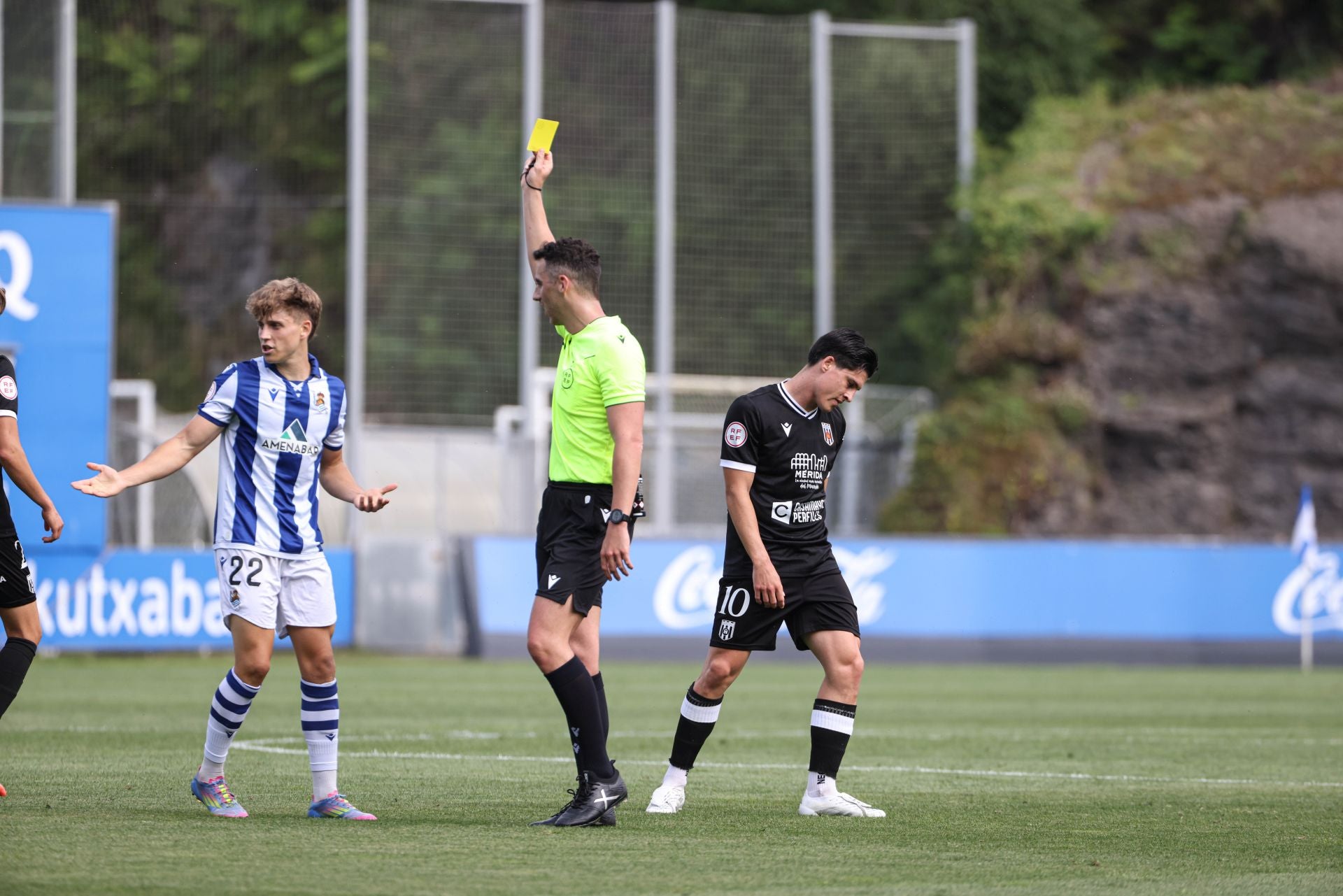 Imanol, entre el millar y medio de espectadores en Zubieta para ver al Sanse