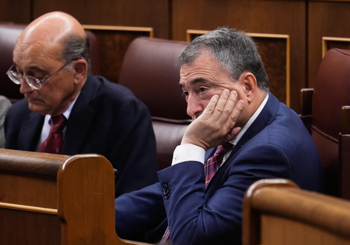 Aitor Esteban, en su etapa de portavoz del PNV en el Congreso.